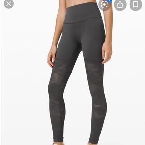 Lululemon Sheer Will High-rise Camo 28”